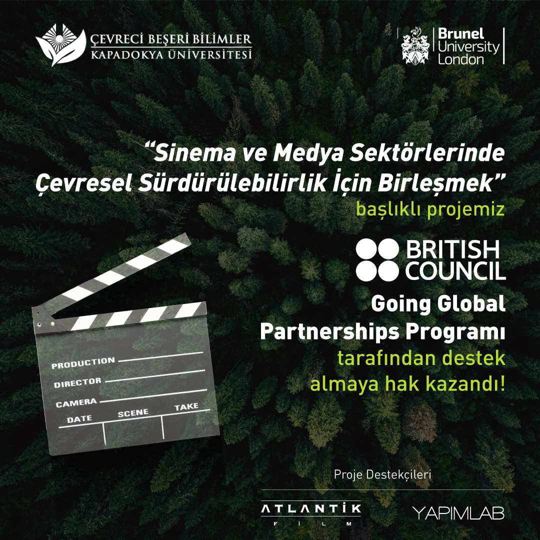 “Sinema ve Medya Sektörlerinde Çevresel Sürdürülebilirlik İçin Birleşmek” Başlıklı Projemiz Çalışmalarına Başlıyor