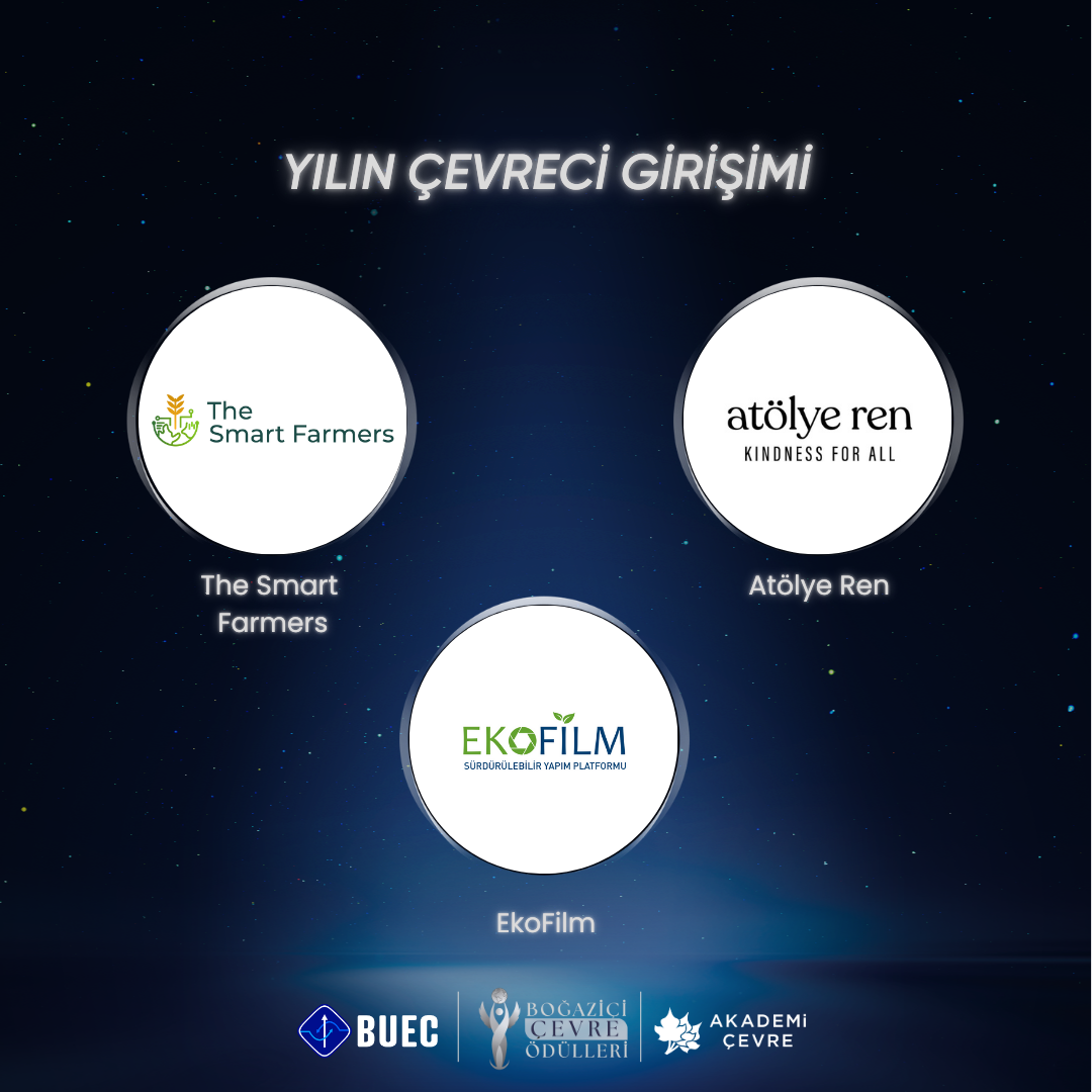 Boğaziçi Çevre Ödülleri'nde "Yılın Çevreci Girişimi" Kategorisinde Aday Gösterildik