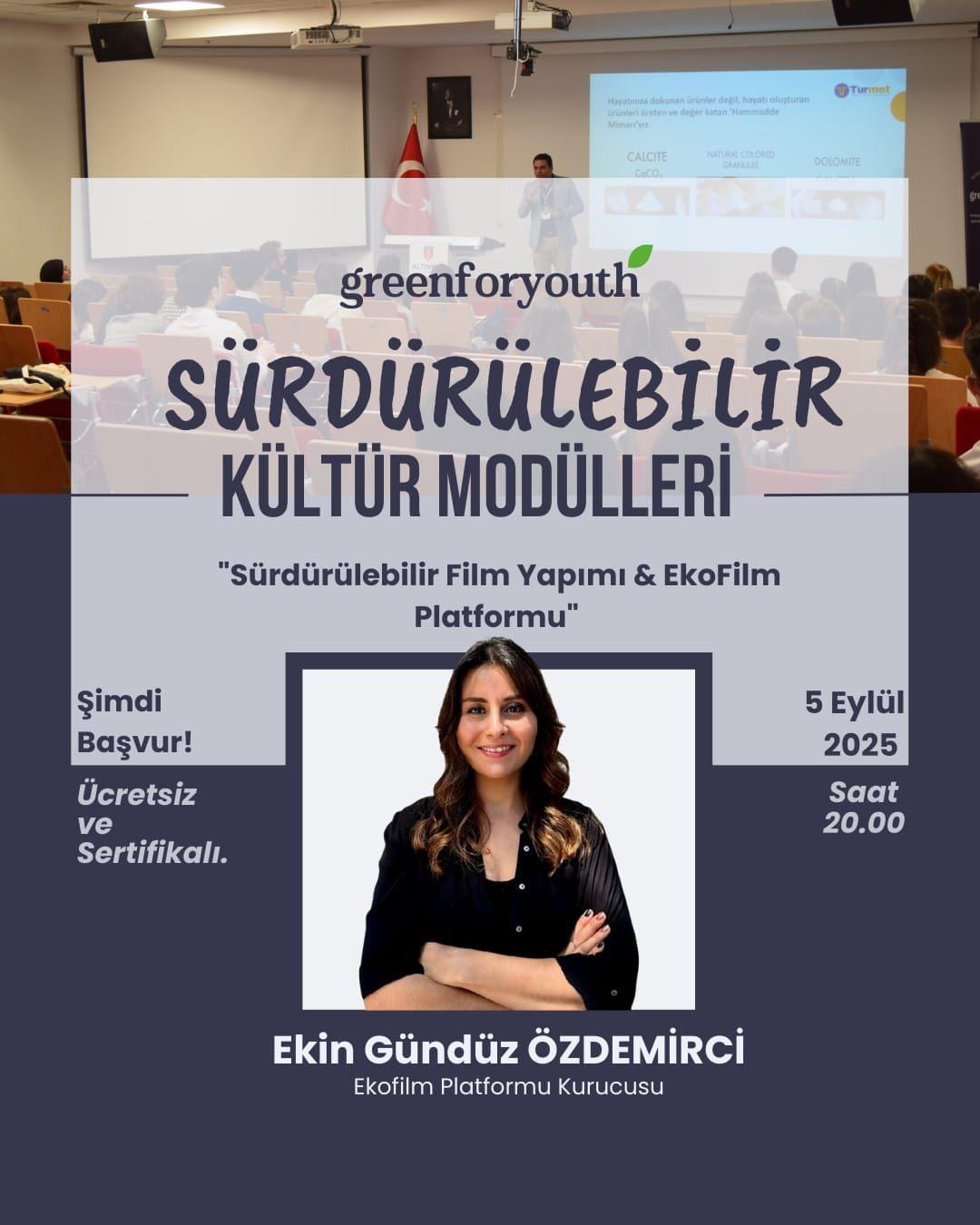 EkoFilm Platformu Gençlerle Buluştu: “Sürdürülebilir Film Yapımı” Semineri