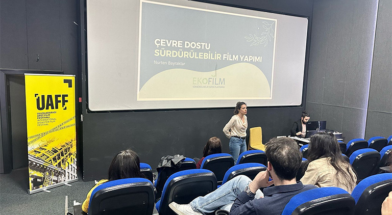 Sürdürülebilir film yapımı sunumu